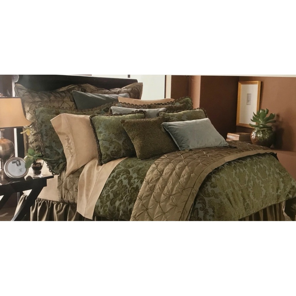 Royal Sateen Kitan Textile Industries Siena Teal King Duvet Cover